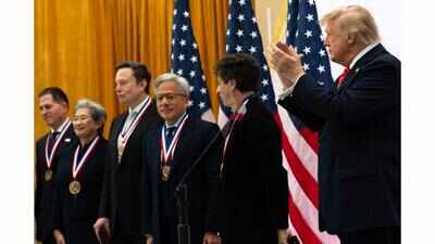 As US government presents Science medals, Elon Musk shares 'congratulations message' for Sergey Brin, Jensen Huang, Lisa Su, Michael Dell and Satya Nadella