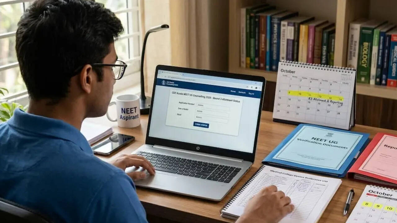 Kerala NEET UG 2026 round 3 allotment result OUT at cee.kerala.gov.in : Check PDF, Reporting Deadline - Education Times