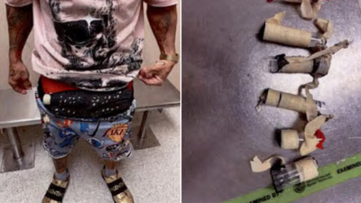 A Miami airport passenger had an ‘unexplained bulge’; officers found 10 live birds hidden in his underwear