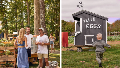 Isabella Rossellini turned a 27-acre New York farmstead into a protected community farm after conserving 20.8 acres; Mama Farm now runs a member CSA and biodiversity programmes for families and children