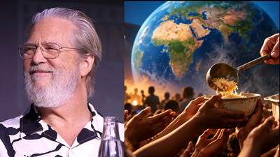 Jeff Bridges felt guilty after learning the scale of global hunger in the 1980s; he joined Hollywood stars to raise $176,000 through an anti-hunger television special