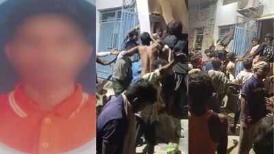 Faridabad teen found hanging at classmate’s house; family alleges murder, 2 cops hurt in vandalism