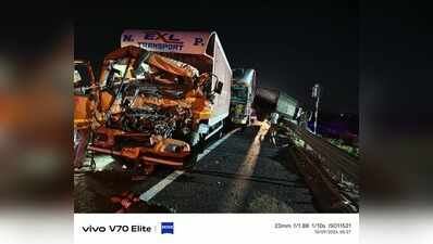 Kota expressway chain collision kills 2 rescuers, injures 4