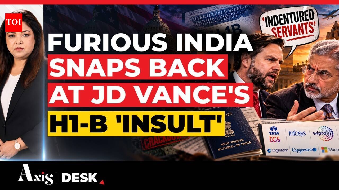 'Offensive': India Strikes Back, Slams Vance's 'Indentured Servants' H1 ...