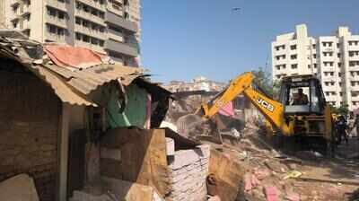 Demolition drive clears roads in Paldi, Ranip
