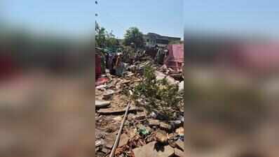 Demolition drive clears roads in Paldi, Ranip