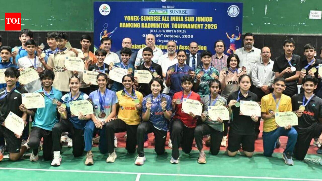 All India Sub-Junior Ranking Badminton: Rajasthan duo Vayam-Shreyansh falters in U-15 boys doubles final; Chinmay, Anvi, Inayat, Shashank triumph in singles