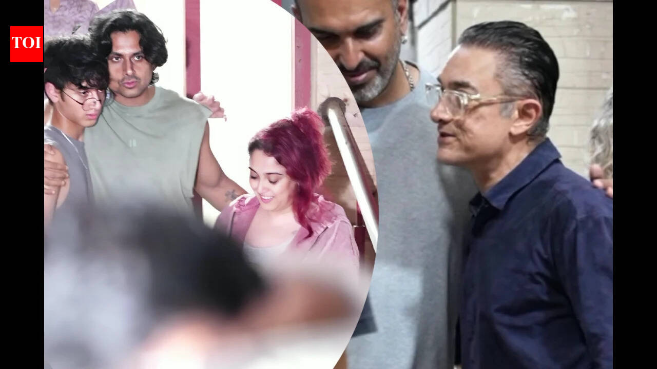 Aamir Khan spends family night out with his children