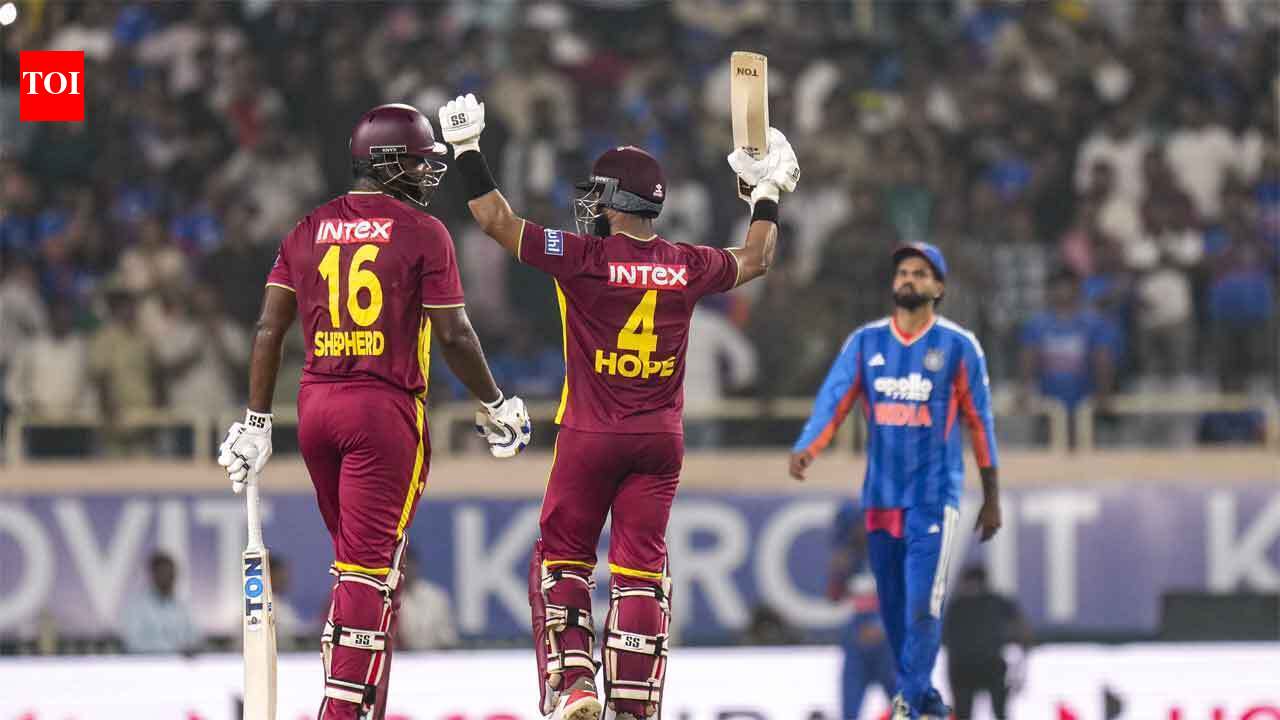 IND vs WI 2nd T20I: Shai Hope, Sherfane Rutherford power West Indies to ...