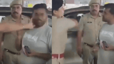 Watch: Rajasthan woman traffic cop 'slaps' advocate over parking row