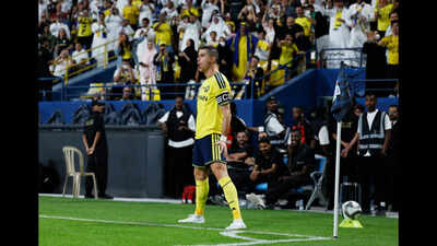Al-Nassr fans display a special three-word tifo for Cristiano Ronaldo after Portugal controversy