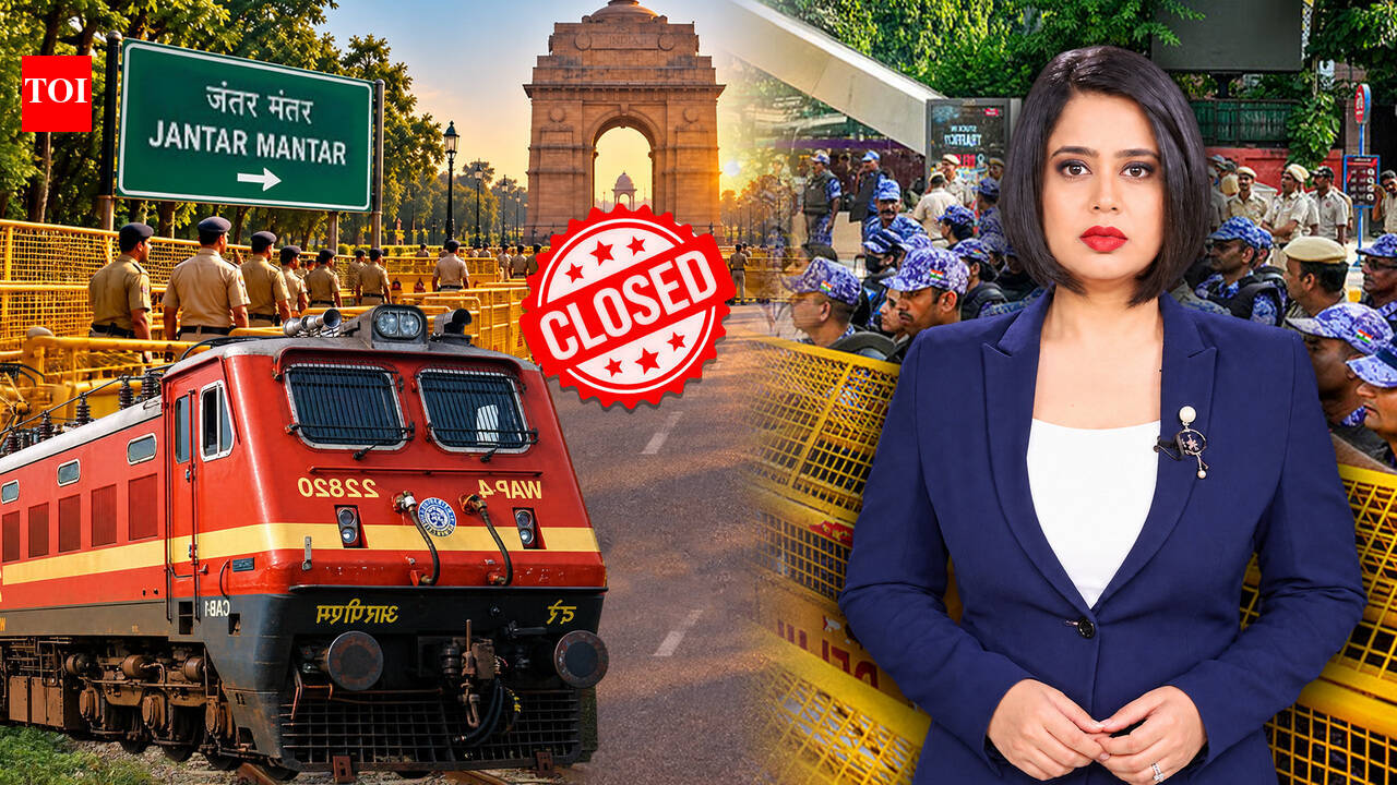 45 Metro Stations Shut, CP Markets Close: What Is Open In Delhi During CJP Protest Lockdown - Times of India Videos