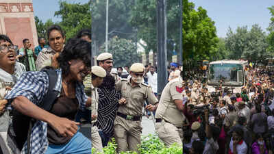 Delhi protests: Over 3,000 detained as CJP stir against CEC triggers political face-off - top developments