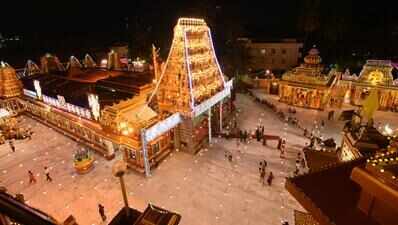 Lit streets, decorated temples set stage for Dasara in Mangaluru