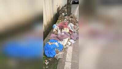 Garbage piles up on Kodialbail road after MCC cleans drain