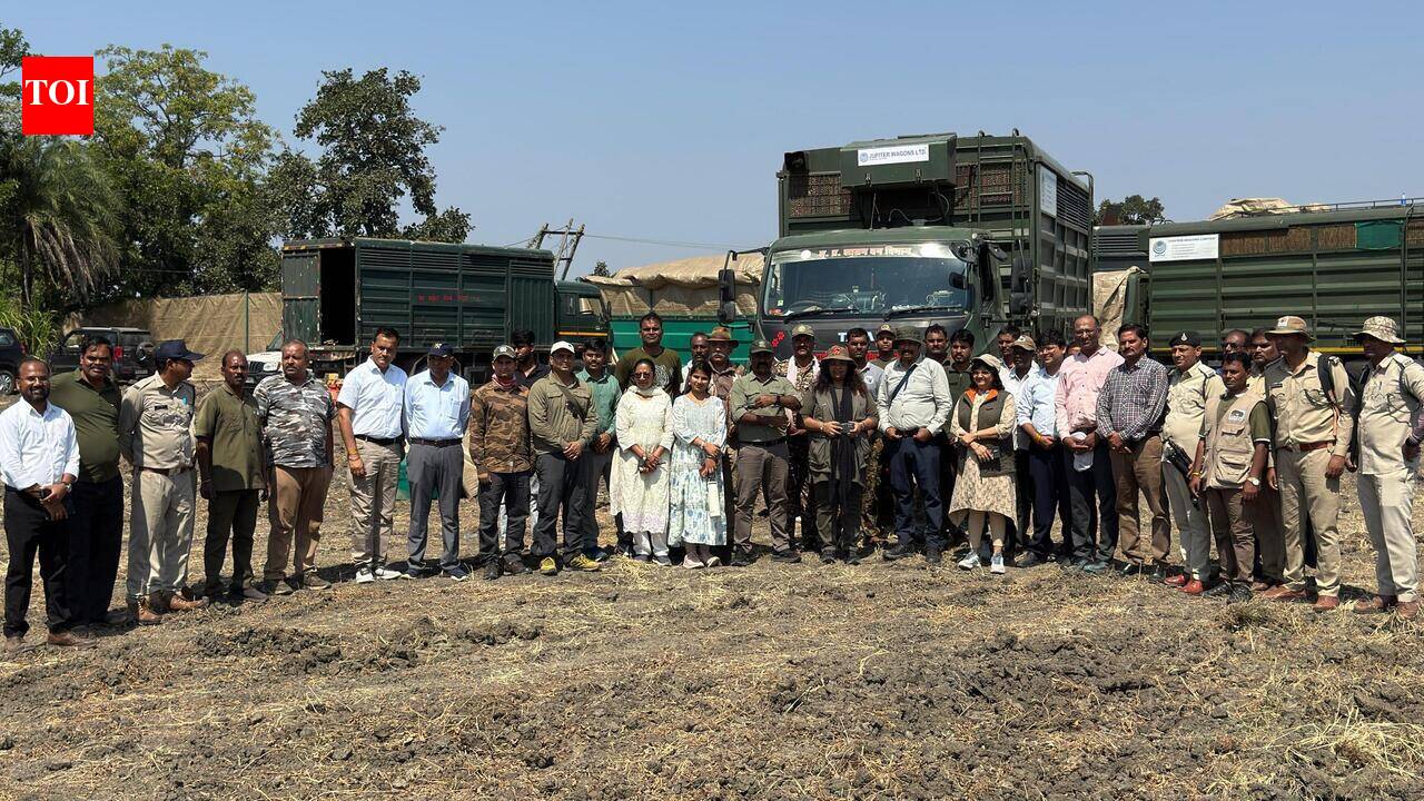 Around 100 blackbucks rescued & translocated in Shajapur