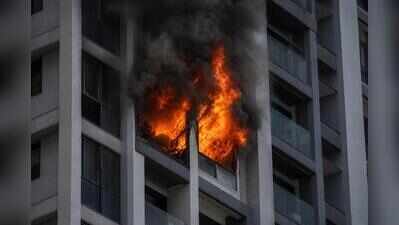 Fire breaks out in a 22nd-floor flat at Balewadi