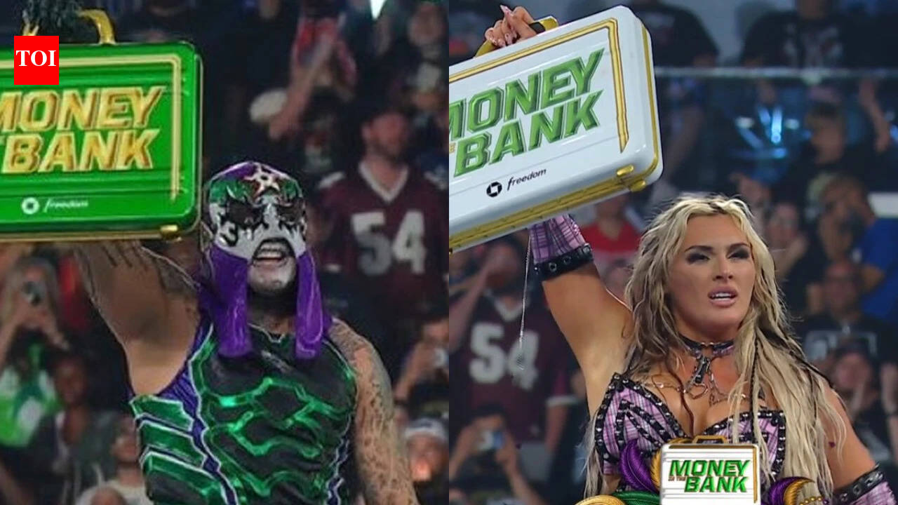 WWE Money in the Bank 2026 Results & Highlights: Penta and Tiffany Stratton win MITB ladder matches, new champion, Roman Reigns retains, and more | WWE News - The Times of India
