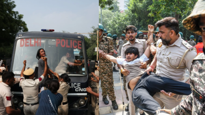 Batons, barricades, barrage of queries: Journey interrupted at Delhi’s borders; checkpoint at Chilla remained one of busiest