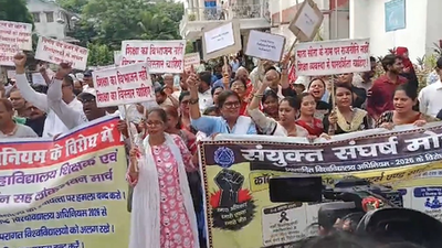 JD Women’s College teachers protest Mata Sita University affiliation, demand repeal of Bihar Special Universities Act 2026