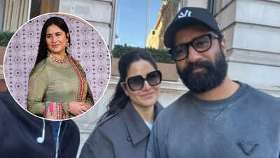 Vicky Kaushal's thick beard and cap in London photo with Katrina Kaif sparks buzz: 'No one will troll Vicky for his looks now, only reserved for his wife'