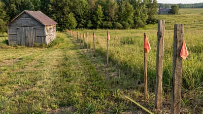 A Michigan couple bought land at a 2015 tax sale and claimed a 50-foot strip lost through a 1965 deed error; after two surveys put it with their neighbour, an appeals court ruled against them