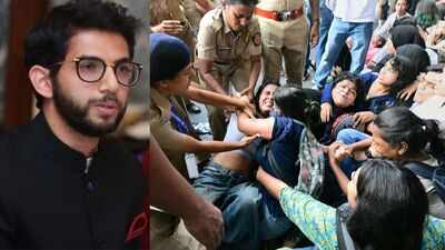 'BJP is so scared that even in Mumbai it is detaining peaceful protesters': Aaditya Thackeray