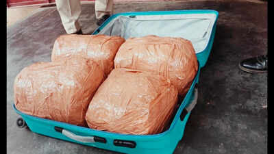 22 kg of ganja seized from private bus near Hosur; three crew members arrested