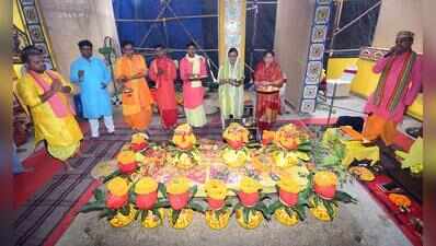 ‘Kalash Sthapna’ marks beginning of Durga Puja