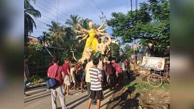 Silchar gears up for Durga Puja with heightened security, traffic curbs