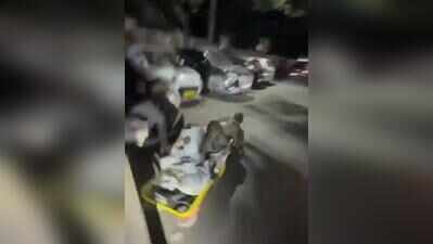 Homeless patient falls out of moving ambulance; no injuries