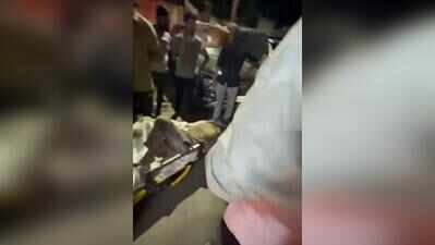 Homeless patient falls out of moving ambulance; no injuries