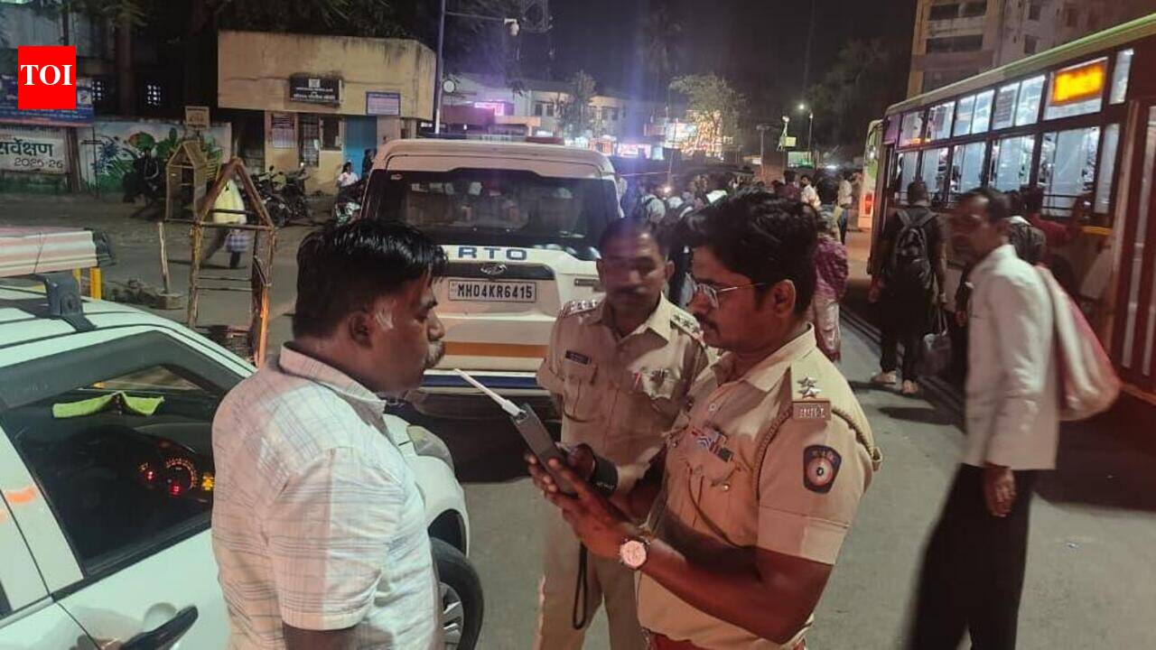 Nashik RTO, traffic police crack down on drunk driving, 40 convicted ...