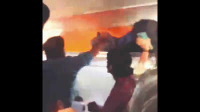 Passenger's device starts smoking, flight diverted