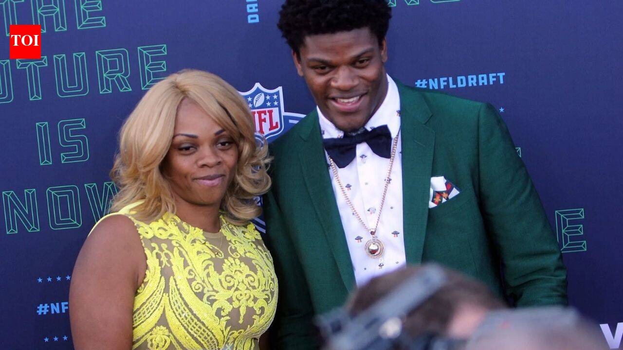 Lamar Jackson and Jaime Taylor