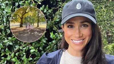 Meghan Markle shares a glimpse of the family weekend away in the countryside with children Archie and Lilibet