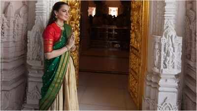 Kangana Ranaut seeks Lord Ram’s blessings in Ayodhya, says visit was a ‘great privilege’ - see photos