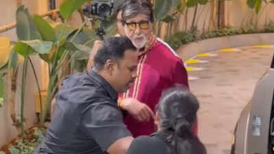 ‘He could have just shaken hands with her’: Amitabh Bachchan’s 84th birthday video outside Jalsa sparks debate after he declines young fan’s request