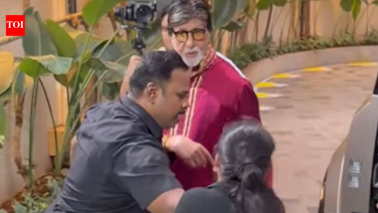 ‘He could have just shaken hands with her’: Amitabh Bachchan’s 84th birthday video outside Jalsa sparks debate after he declines young fan’s request