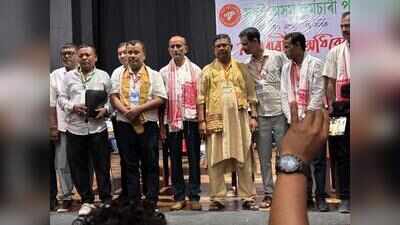 Kumud Kumar Kataki elected president of Sadou Asam Karmachari Parishad