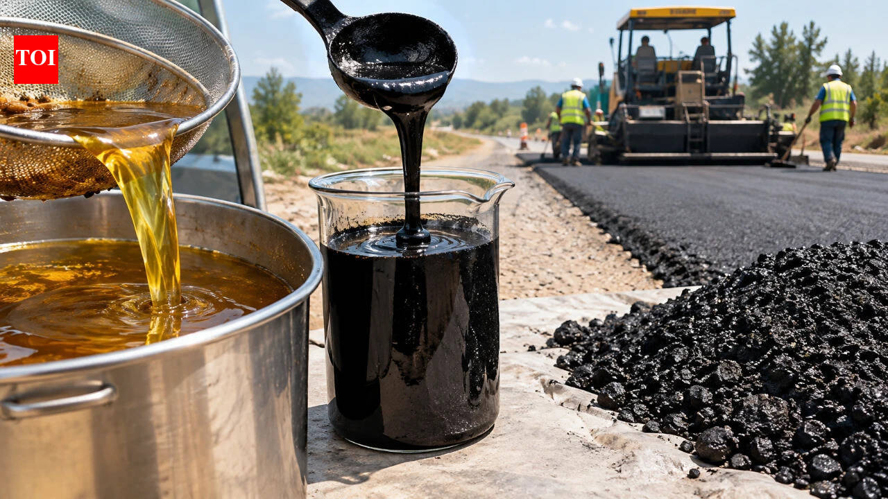 In 2014, Washington State researchers developed an asphalt binder from restaurant fryer oil; they estimated it could cost as little as $200 per ton and reported that road trials were underway
