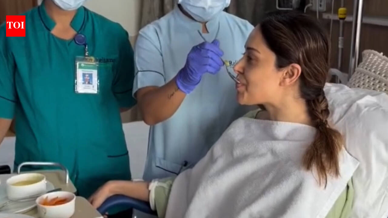 Nushrratt Bharuccha shares FIRST video from hospital as she recovers from spine injury; medical staff feed her meal while ‘Gerua’ plays on TV: 'Dreaming endlessly'