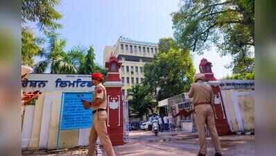 12 climb atop PSPCL office, seek jobs for kin of deceased employees