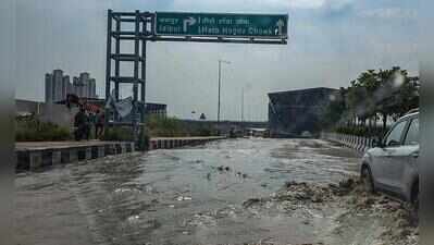 Dwarka Expressway link floods again, 2 months after GMDA promises permanent fix
