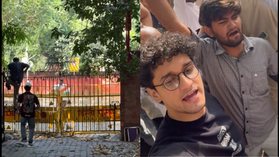 Watch: Team CJP climb barricades to 'reclaim' Jantar Mantar after protest ban