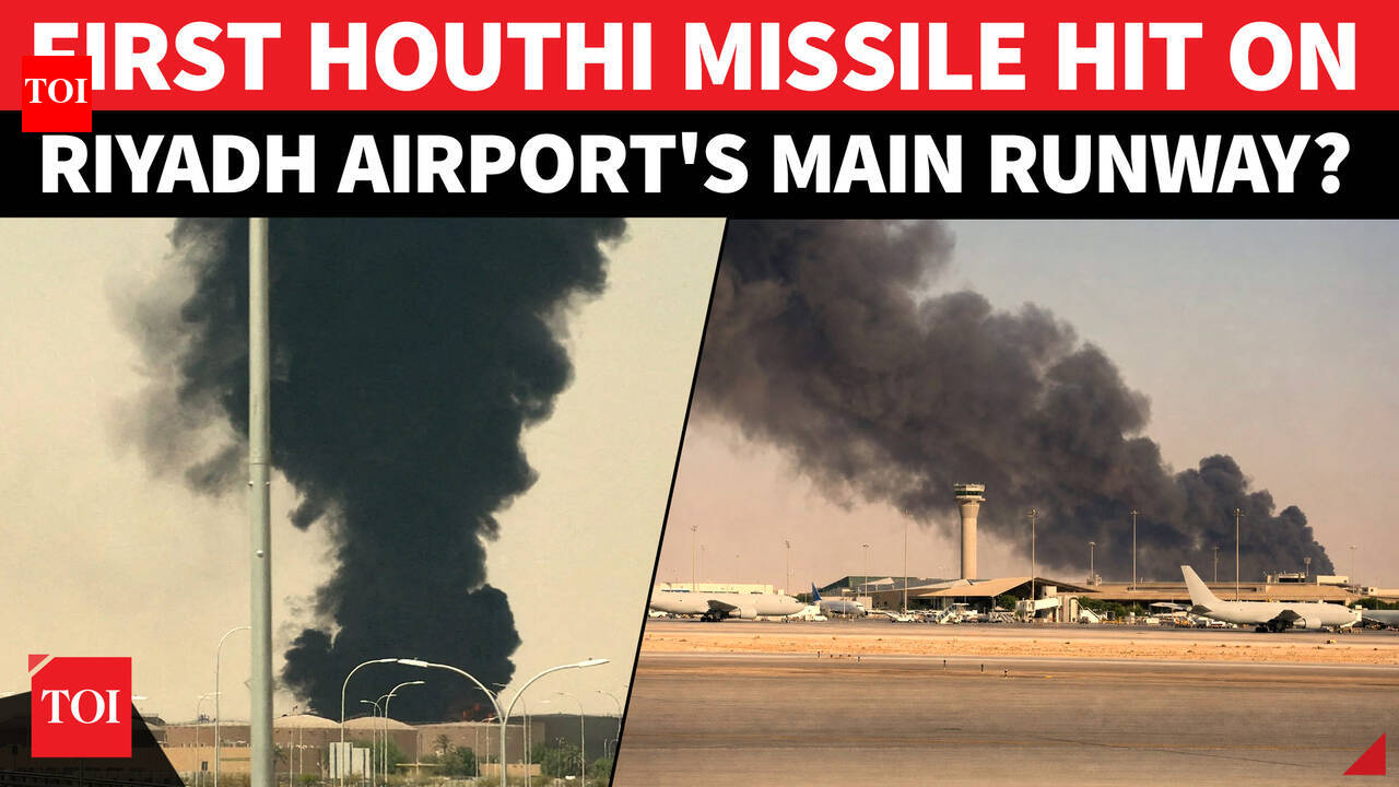 Houthi Missile Strike Sparks Fire At Riyadh Airport, Operations Halted ...
