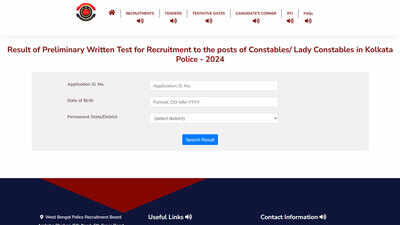 Kolkata Police Constable Result 2026 out at prb.wb.gov.in; PMT, PET to begin on October 28: Direct link