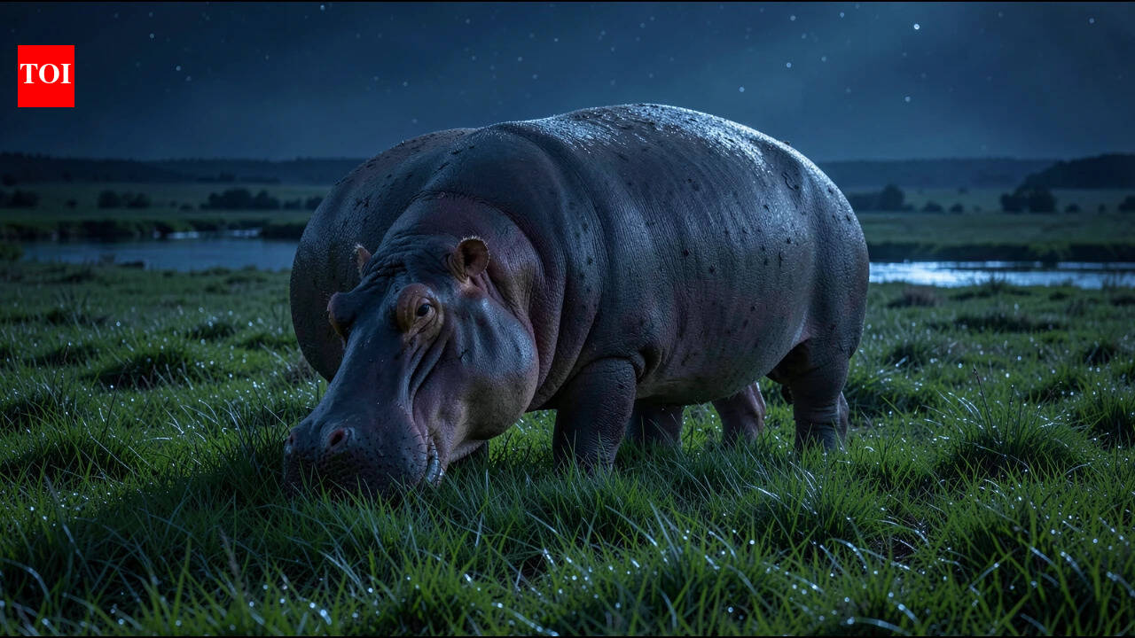 Hippos transfer 0.4 tonnes of silicon into Kenya’s Mara River on a dry-season day; scientists explain why the element matters to aquatic life