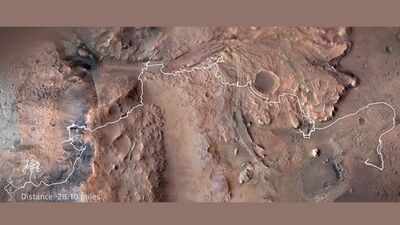 NASA’s Perseverance rover has driven farther than any vehicle on another world; after five and a half years on Mars, it has covered 28.10 miles, beating Opportunity’s 15-year record