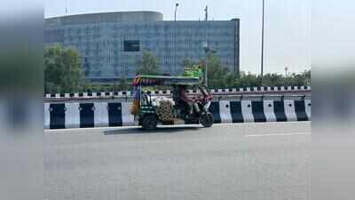 1.5L fines, so what? E-ricks, bikes on Delhi-Gurgaon Expressway, months after rods impaled cabbie
